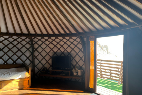 Terelj: Premium Mongolian Ger (Yurt) Overnight Experience Chinggis Khaan Statue + Ger