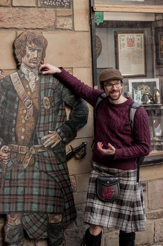 Outlander film locations and Jacobites in Edinburgh
