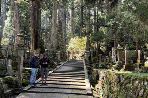 Z Osaki: prywatna wycieczka 1-dniowa z przewodnikiem do Koyasan (miejsce wpisane na listę UNESCO)