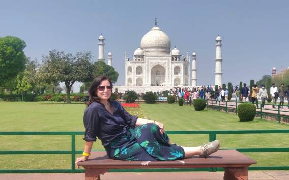 Taj Mahal Private Tagestour von Delhi aus - All Inclusive