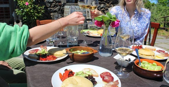 Etna: Private Guided Tour of 3 Wineries with Food & Wine