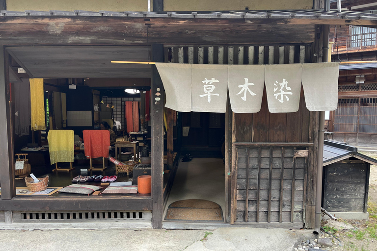 Depuis Nagoya : Visite guidée du sentier Nakasendo en voiture privée.