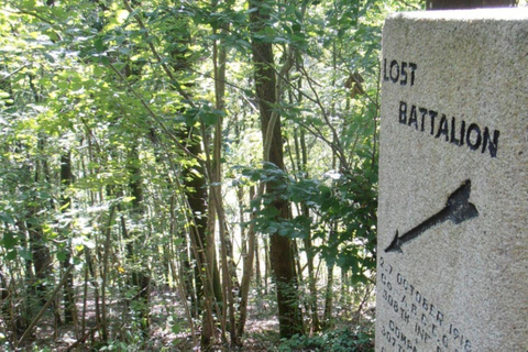 Vertrek vanaf Verdun of Reims naar het slagveld van Meuse-Argonne