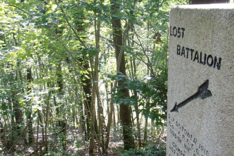 Salida del Campo de Batalla de Mosa-Argonne desde Verdún o Reims