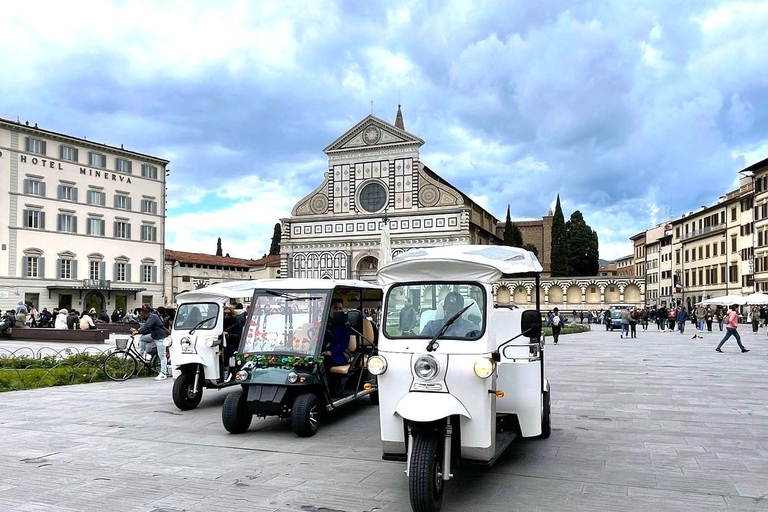 Florence: City + Michelangelo Tour by Eco TukTuk & Golf Car Florence: Electric Tuk-Tuk or Golf Cart City Tour