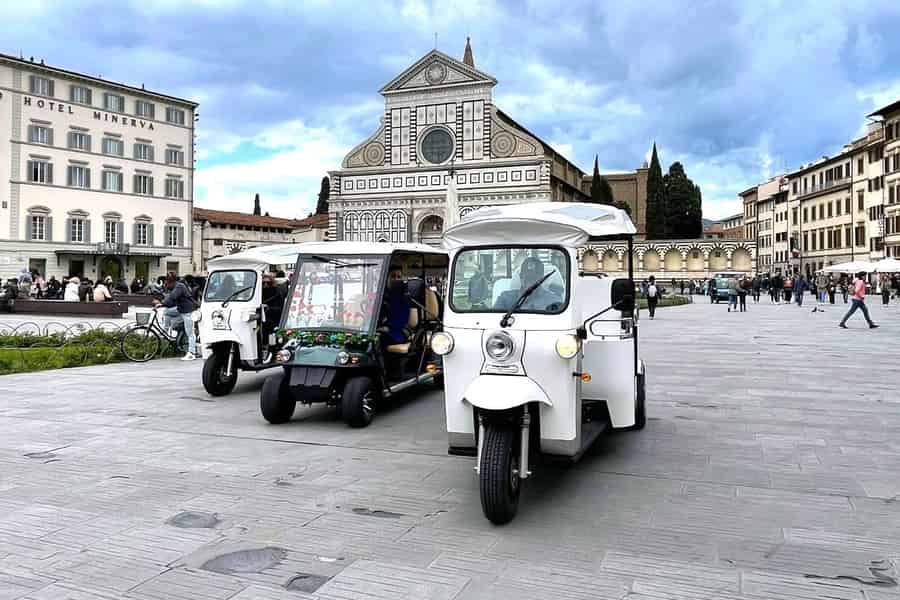 Florenz: Elektrische Tuk-Tuk- oder Golfwagen-Stadtführung