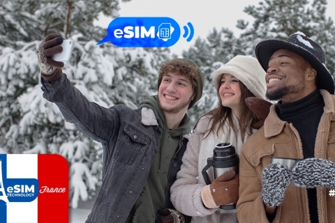 Val-d'Isère & France: Unlimited EU Internet with eSIM Data 15-Days: Unlimited Val-d'Isère & EU Internet with eSIM