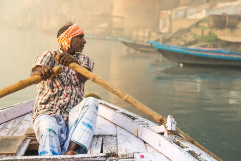 Varanasi: Dagsutflykt med Sarnath och båttur