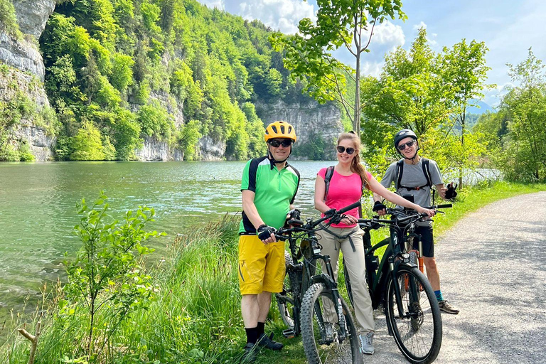 Luzern: privé-tour met e-bike langs 4 meren en boottocht op het VierwoudstedenmeerLuzern: privé-tour met e-bike langs 4 meren en cruise op het Vierwoudstedenmeer