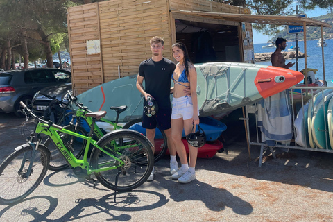 Nice: Villefranche-sur-Mer E-Bike and Paddleboard Tour