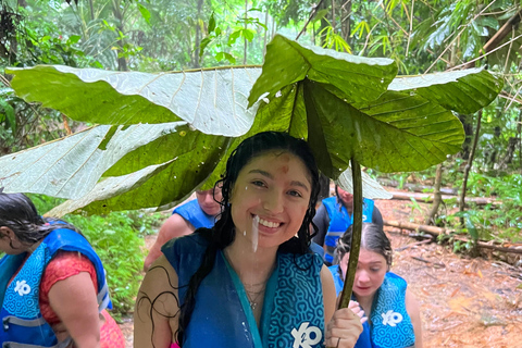 San Juan : Aventure sur le toboggan aquatique d'El Yunque avec transport