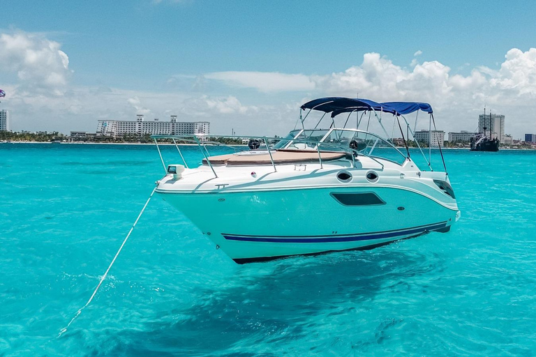 Private Yacht: A walk through the turquoise waters or watch the sunset