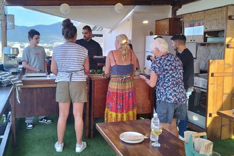 Cooking Class & Dinner at a Roof Garden in Athens