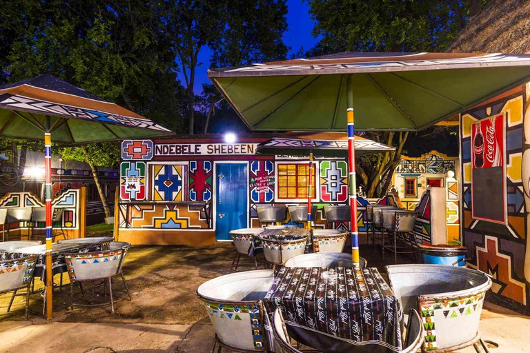 Lesedi Kulturerlebnis + Mittagessen oder AbendessenLesedi Kulturerlebnis + Mittagessen