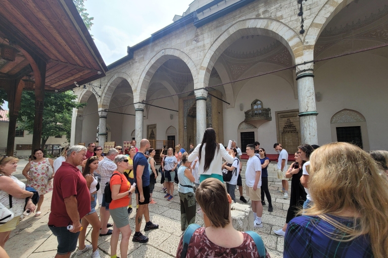 Sarajevo Walking Tour: Gebühren, bosnischer Kaffee und Wasser inbegriffenSarajevo Altstadt Rundgang