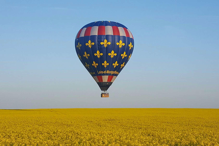 Heißluftballonfahrt über dem Schloss von ChenonceauSonnenaufgang Heißluftballonfahrt