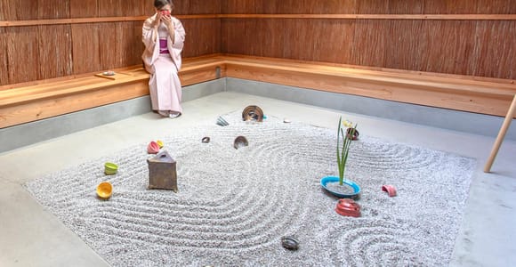 Kyoto: Make Zen Garden and Taste Matcha in Pottery Shop