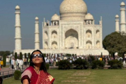 Delhi: Private Taj Mahal & Agra Day Trip with 5* Lunch Delhi: Private Taj Mahal & Agra Day Trip without 5* Lunch