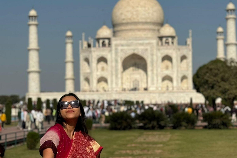 Delhi: Private Taj Mahal & Agra Day Trip with 5* Lunch Delhi: Private Taj Mahal & Agra Day Trip without 5* Lunch