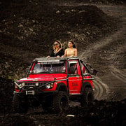 Mount Batur Jeep Sunrise,Black Lava & Hot Spring All Include