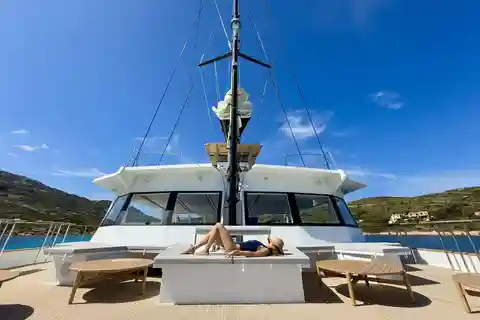 Calvi Bay: a day trip by catamaran