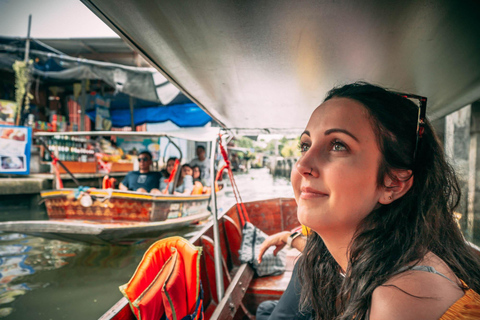 Desde Bangkok: Excursión de un día al Ferrocarril de Maeklong y al Mercado FlotanteBangkok: Ferrocarril y Mercado Flotante de Maeklong - Visita en grupo