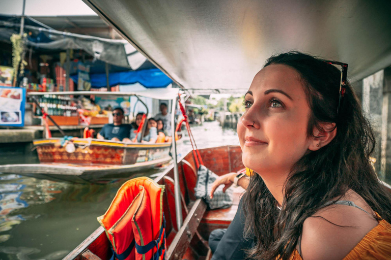 Desde Bangkok: Excursión de un día al Ferrocarril de Maeklong y al Mercado FlotanteBangkok: Ferrocarril y Mercado Flotante de Maeklong - Visita en grupo