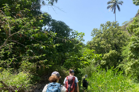 From the beach: Rui Vaz Natural Park - Botanical Garden - São Jorge walk