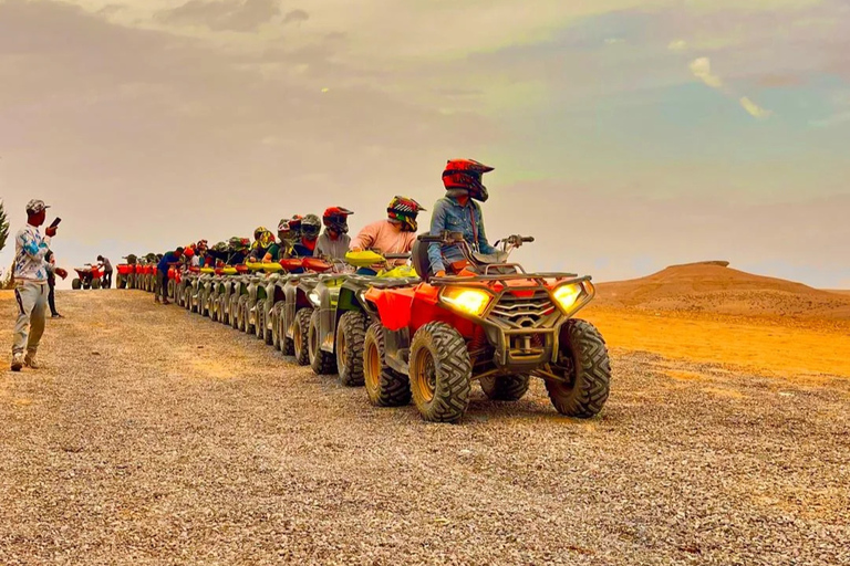Marrakech: Agafay Desert Quad-and-Camel Safari & Dinner Show Marrakech: Agafay Desert Safari, Quad, Camel & Dinner Show