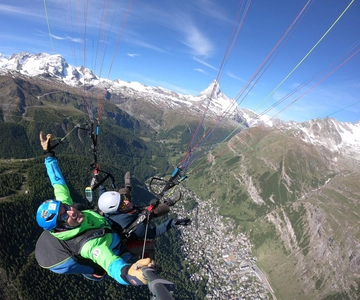 Zermatt: Voo Tandem de Parapente - As melhores vistas do Matterhorn