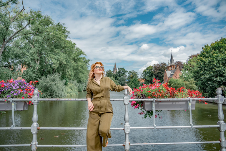 Bruges : Sua sessão de fotos particular de 1 hora na cidade medieval