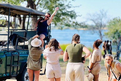 Livingstone: Mosi-oa-Tunya National Park Safari & Rhino Walk