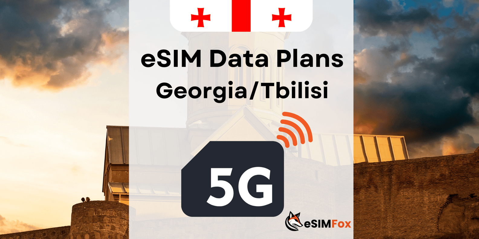 Тбилиси: Интернет-план передачи данных eSIM для Грузии 4G/5G | GetYourGuide