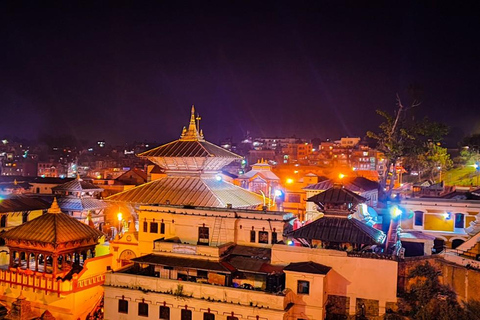 Kathmandu: Pashupatinath Tempel Abend Aarati Tour