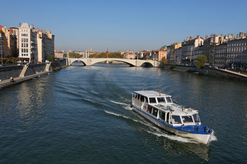 Rondvaart door de oude binnenstad van Lyon met Vaporetto tickets3 uur: Wandeltour &amp; riviercruise