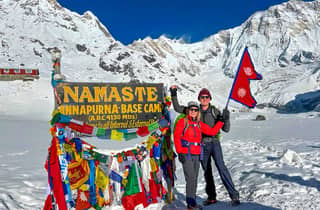 Pkr/Kathmandu: 5-tägige Annapurna Base Camp & Hot Spring Trek