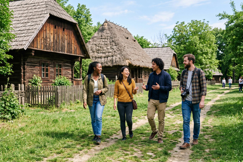 Bucharest Tour: Village Museum, Ceausescu House & Parliament Audio guide in 24 languages