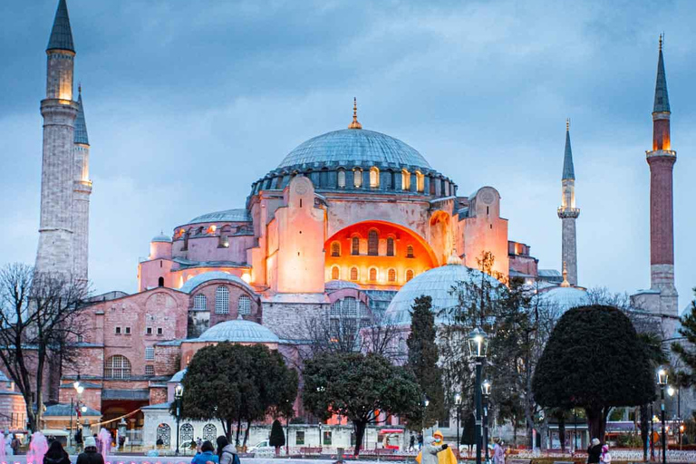 Tour della Basilica di Santa Sofia e della Moschea Blu + Basilica Cisterna opzionaleHagia Sophia, Moschea Blu + Cisterna Basilica e tutti i biglietti