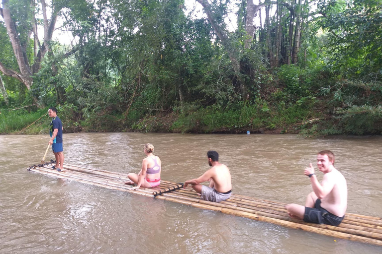 Chiang Mai: Elephant Sanctuary &amp; Jungle Trek w/ WaterfallSanctuary,Trekking,waterfall and bamboo rafting