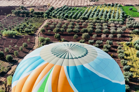 Marrakech: Hot Air Balloon Ride, rooftop view & Drone Video Sunrise Balloon Flight + Drone Video