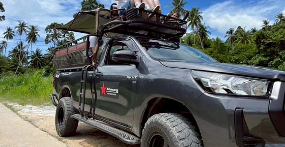 Koh Samui: Private 4x4 Tour with Big Buddha & Waterfall
