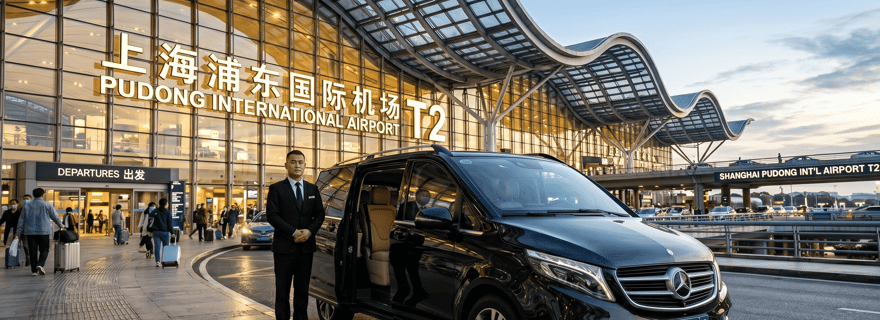Aeroporto di Pudong PVG: trasferimento privato da/per Shanghai
