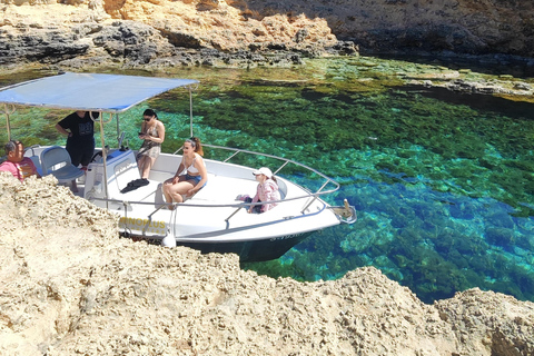 MALTE Gozo CominoCaves Crystal/BlueLagoon Excursions en bateau privé