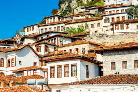 Tirana/Durres/Golem: Berat Unesco City, Castle & Mangalem