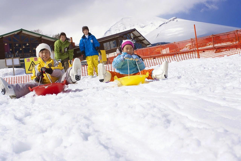 Tokyo: Mt Fuji Ski and Hot Spring Day Trip with Hotel Pickup 7:30 Pick&Drop from Hotel/BnB