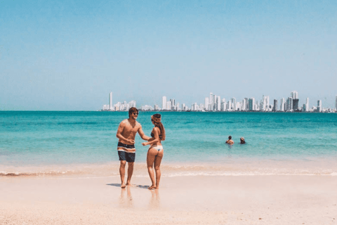 Carthagène, plage de Tierra Bomba et déjeunerCartagena, plage de Tierra Bomba et déjeuner