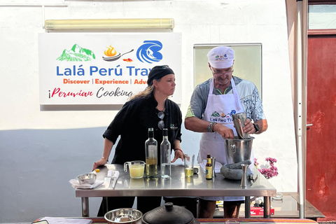利马 - 米拉弗洛雷斯：秘鲁烹饪课程、皮斯科酸酒与热带水果利马 - 米拉弗洛雷斯：秘鲁烹饪课程、皮斯科酸酒和热带水果