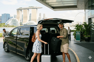 Singapur: Hotelabholung & Tagestour vor Ihrem Flug