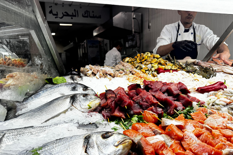 Nattvandring i Marrakech och traditionell marockansk middag