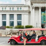 DC: tour di giorno o di notte dei monumenti e della storia in auto da golf elettrica